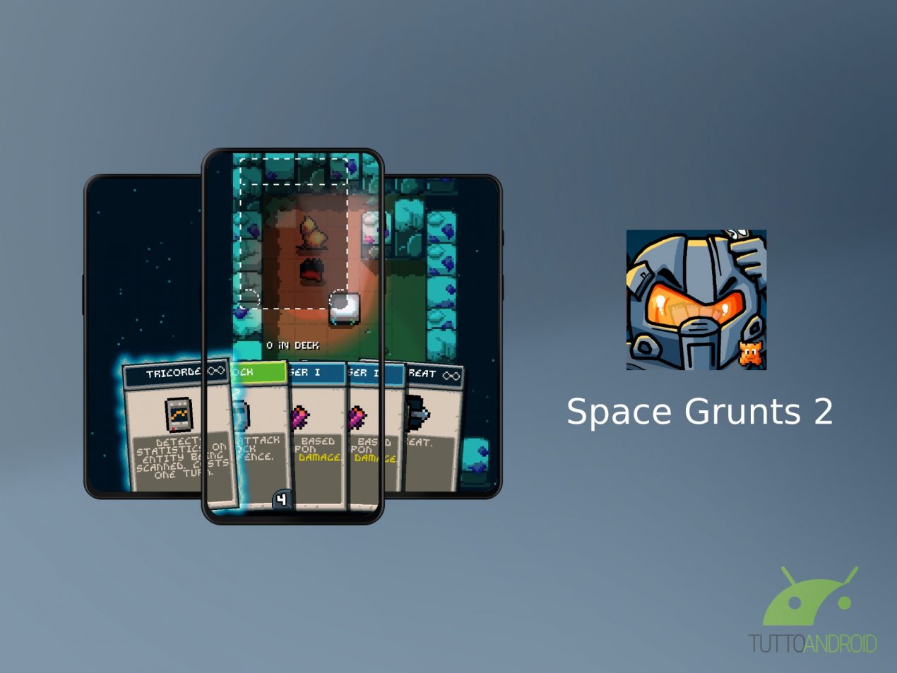 Space Grunts 2 è un dungeon crawler roguelike con scontri a suon di carte