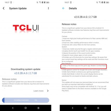 TCL-PLEX-Android-10-Update