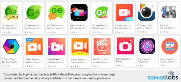 applicazioni fleeceware virus google play store