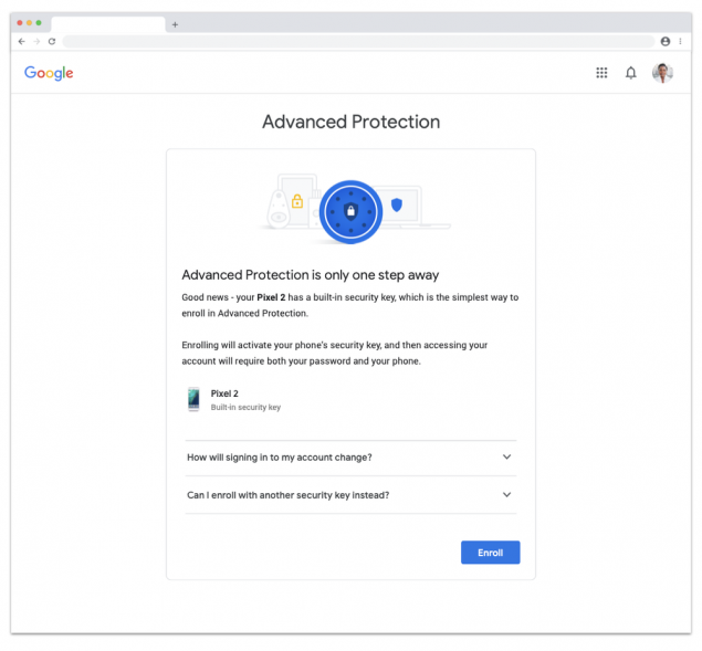 google advanced protection programma sicurezza mobile