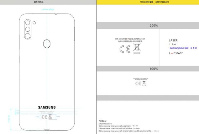 samsung galaxy a11 a21s a41 specifiche batteria