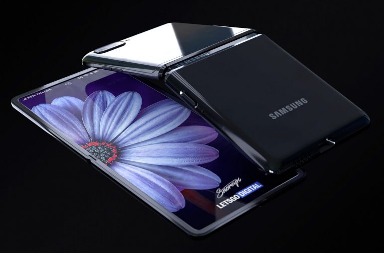 samsung galaxy z flip design specifiche