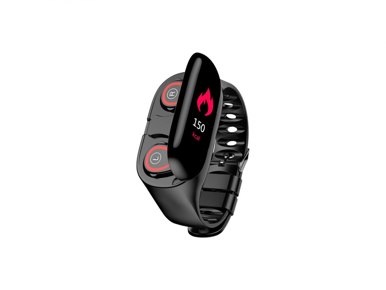 Con questa smartband in offerta su eBay non perderete mai le cuffie true wireless