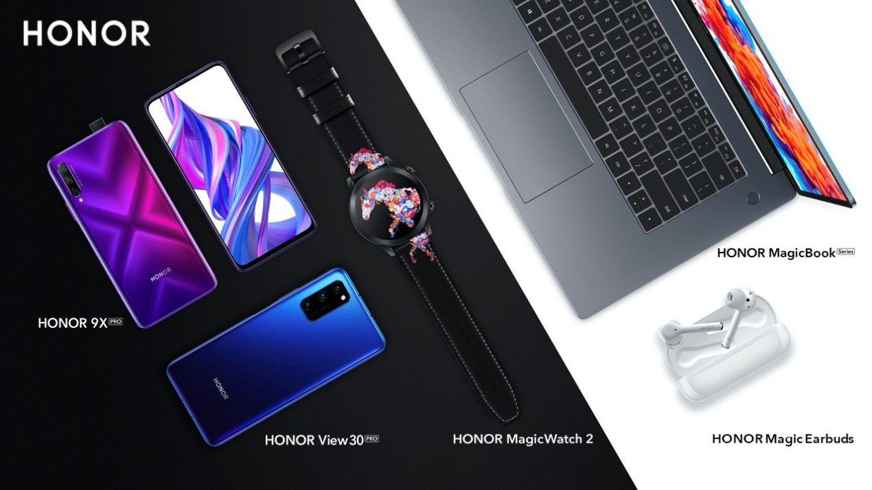 HONOR lancia HONOR 9X Pro, View 30 Pro, MagicWatch 2 e Magic Earbuds in Italia