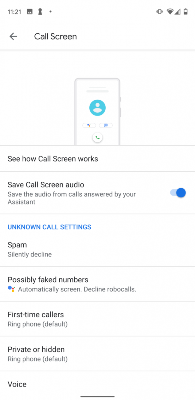 call screen google pixel bug