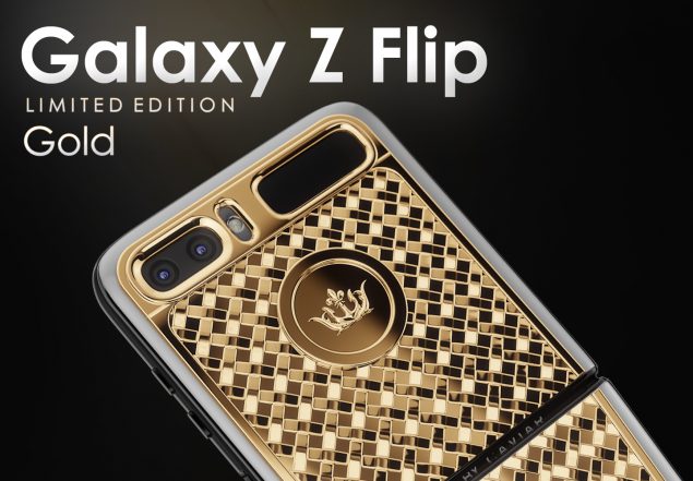 samsung galaxy z flip limited edition caviar