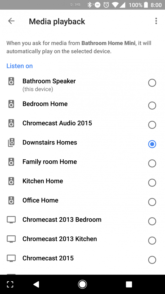 Sonos Google Assistant