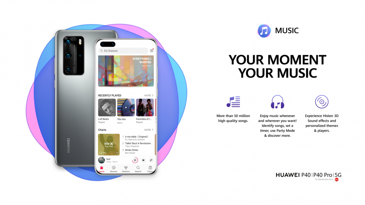 Huawei Music è ufficiale in Italia e vuole sfidare i colossi dello streaming