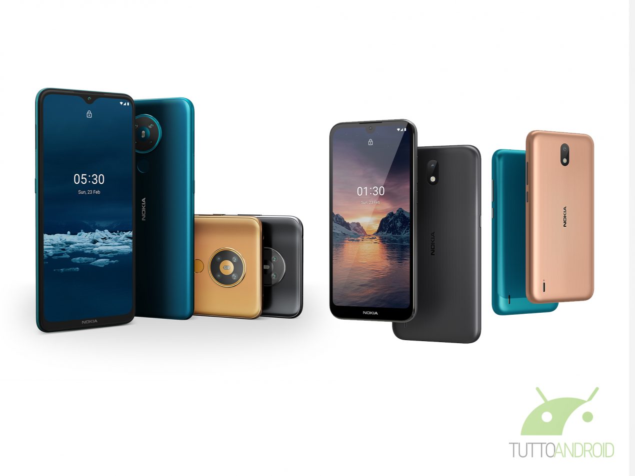Nokia 5.3 e Nokia 1.3 ufficiali e completano il rinnovamento di Nokia