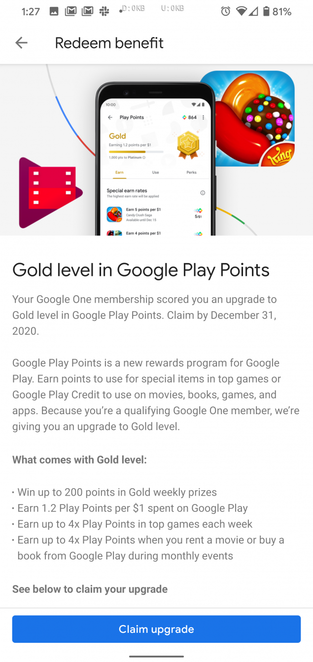Google Play punti