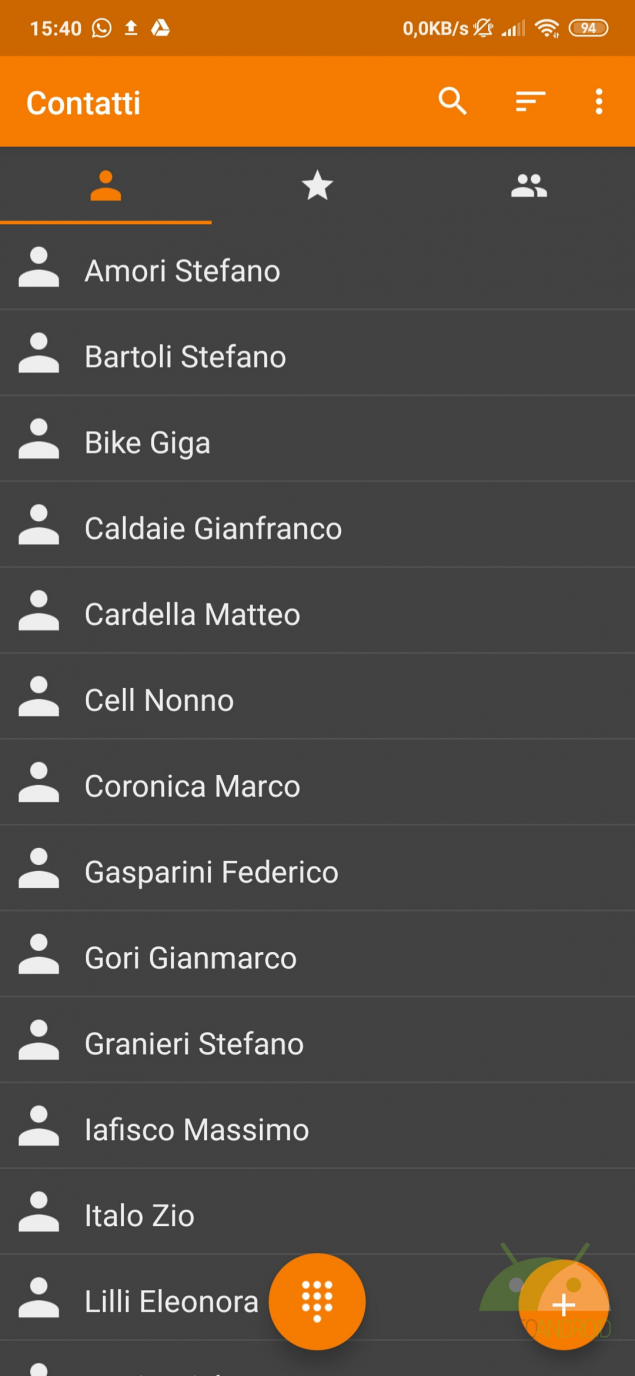 semplice contatti