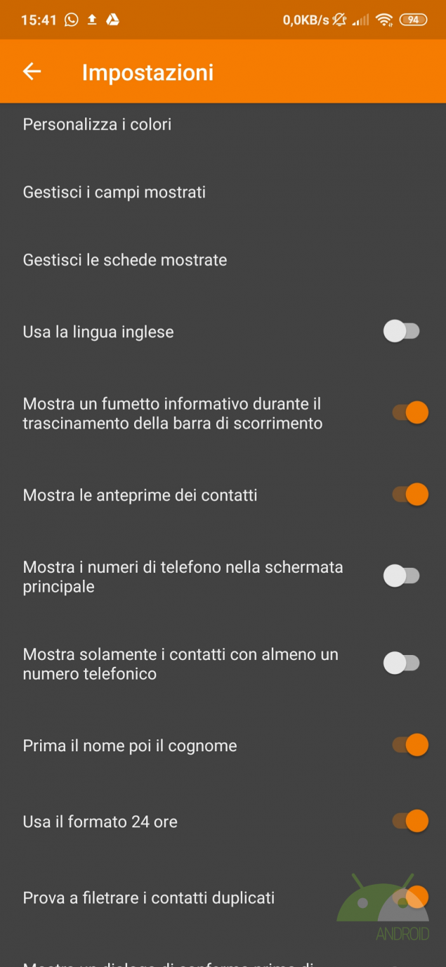 semplice contatti