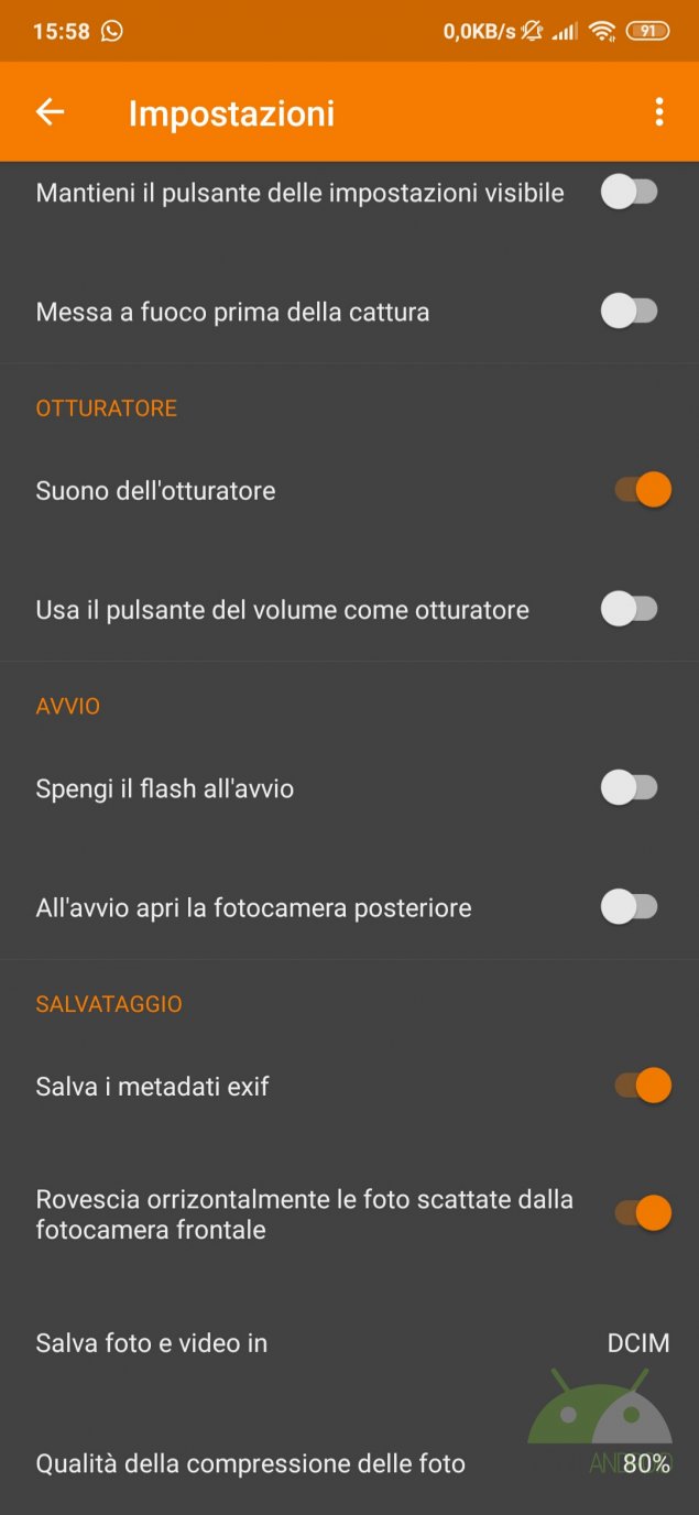 semplice fotocamera