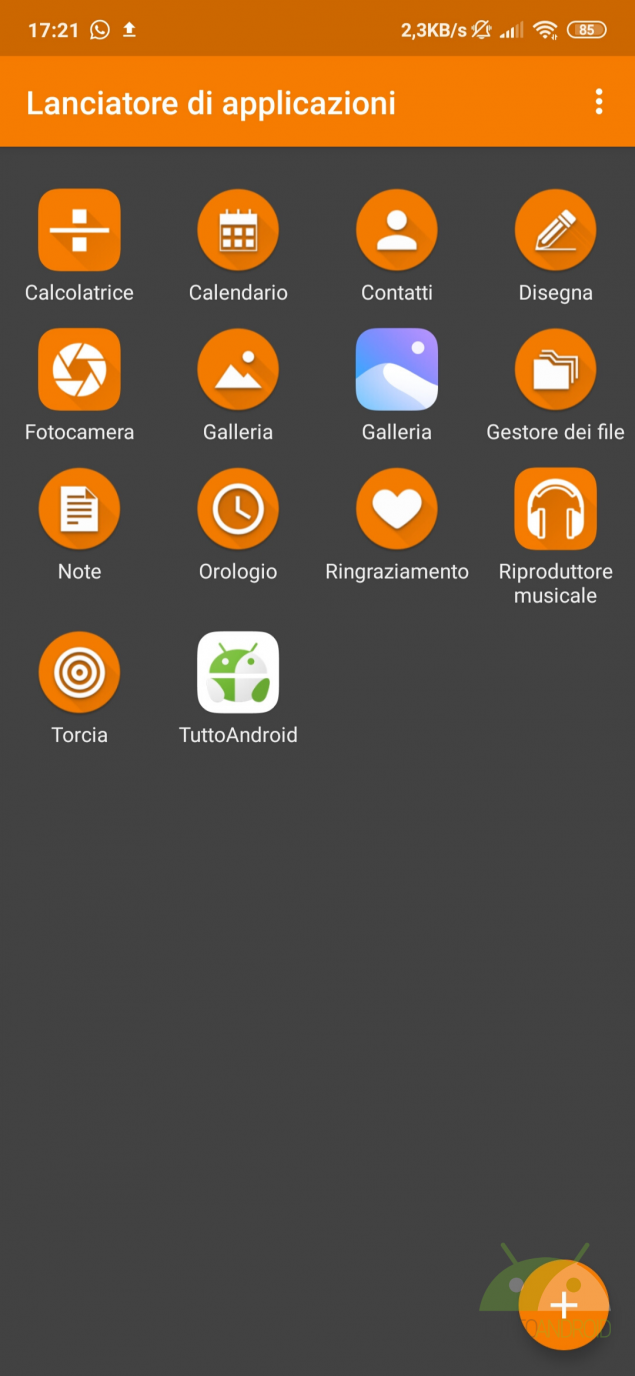 semplice lanciatore di app