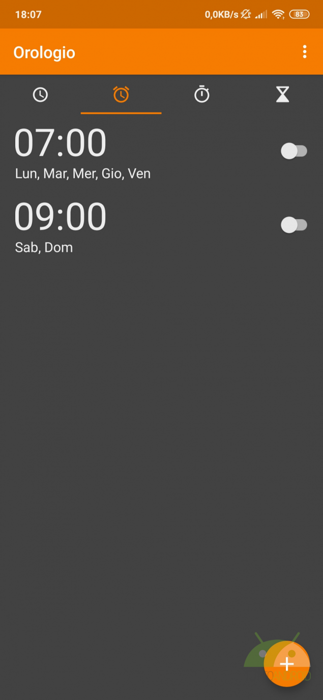 semplice orologio