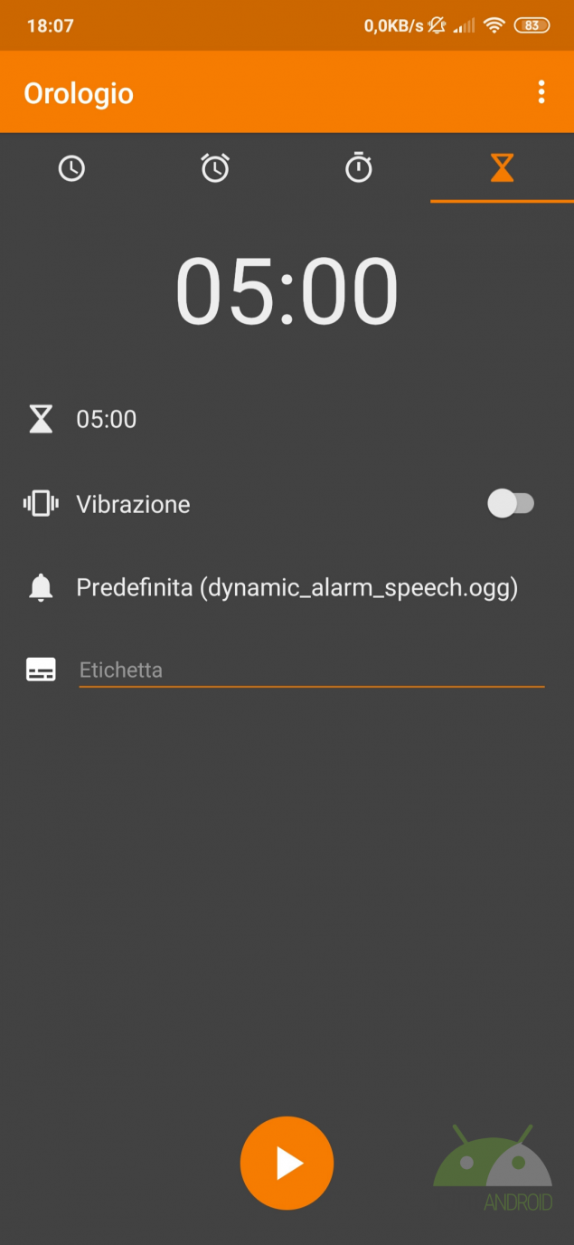 semplice orologio