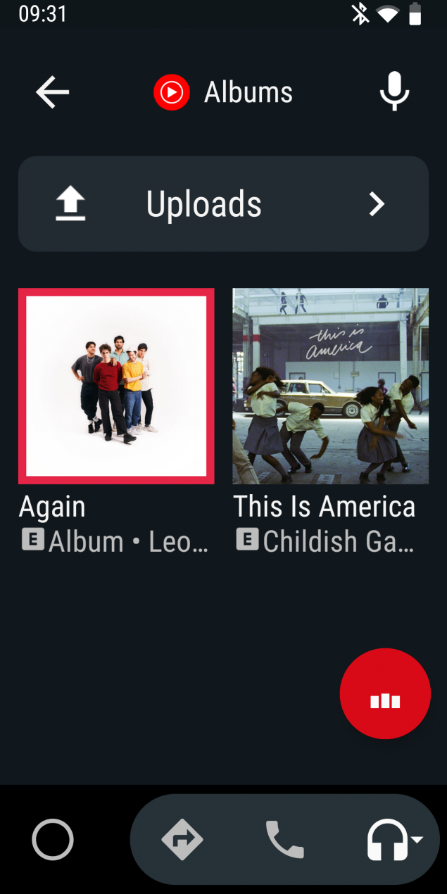 youtube music android auto
