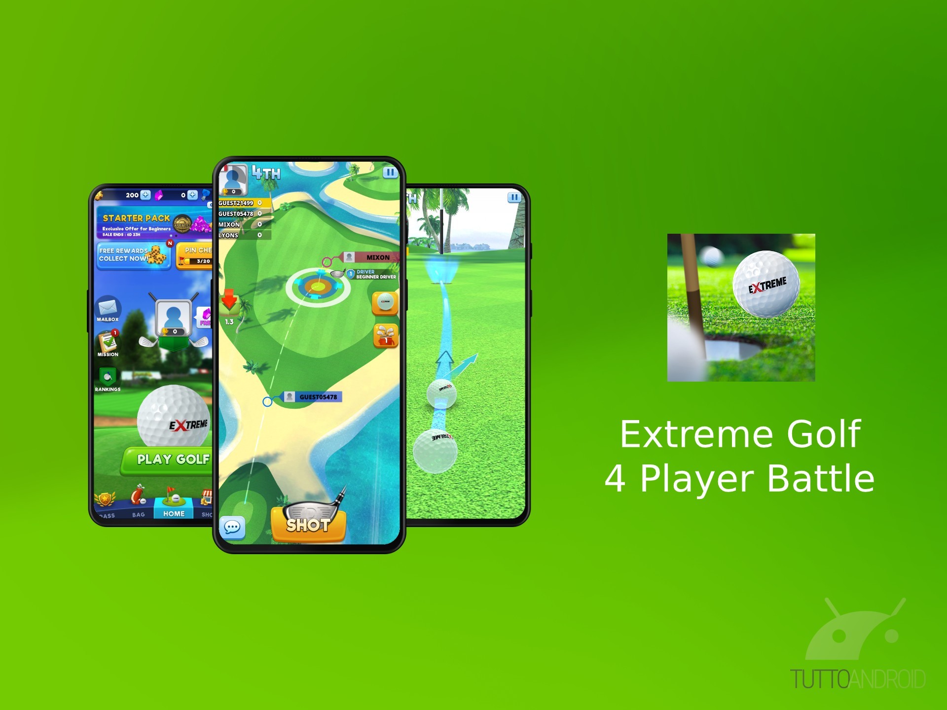 Extreme Golf - 4 Player Battle