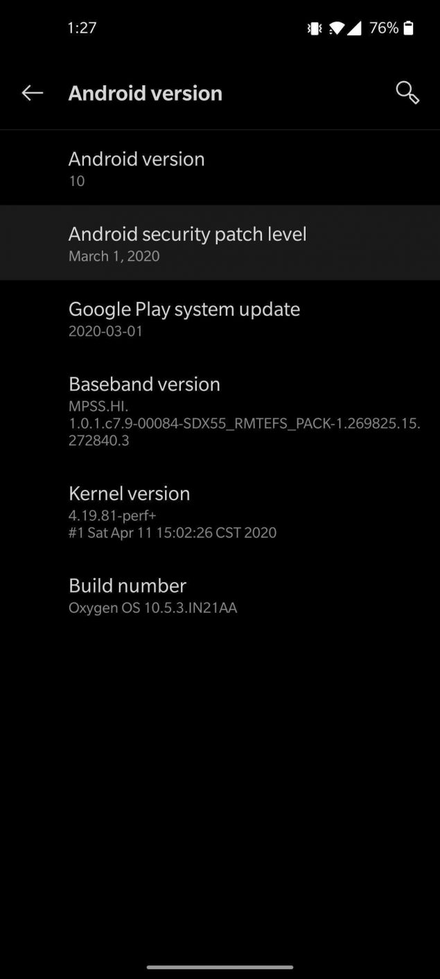 oneplus 8 pro aggiornamento software bimestrale