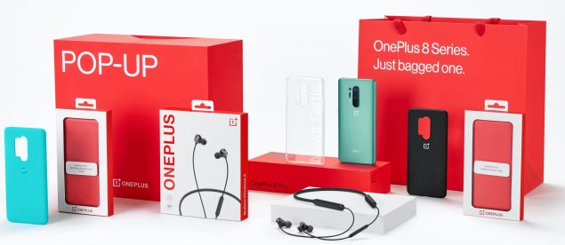 oneplus 8 pro bullets wireless z design immagine pop-up box