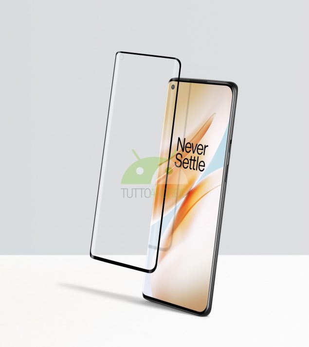 oneplus 8 pro dock ricarica wireless render