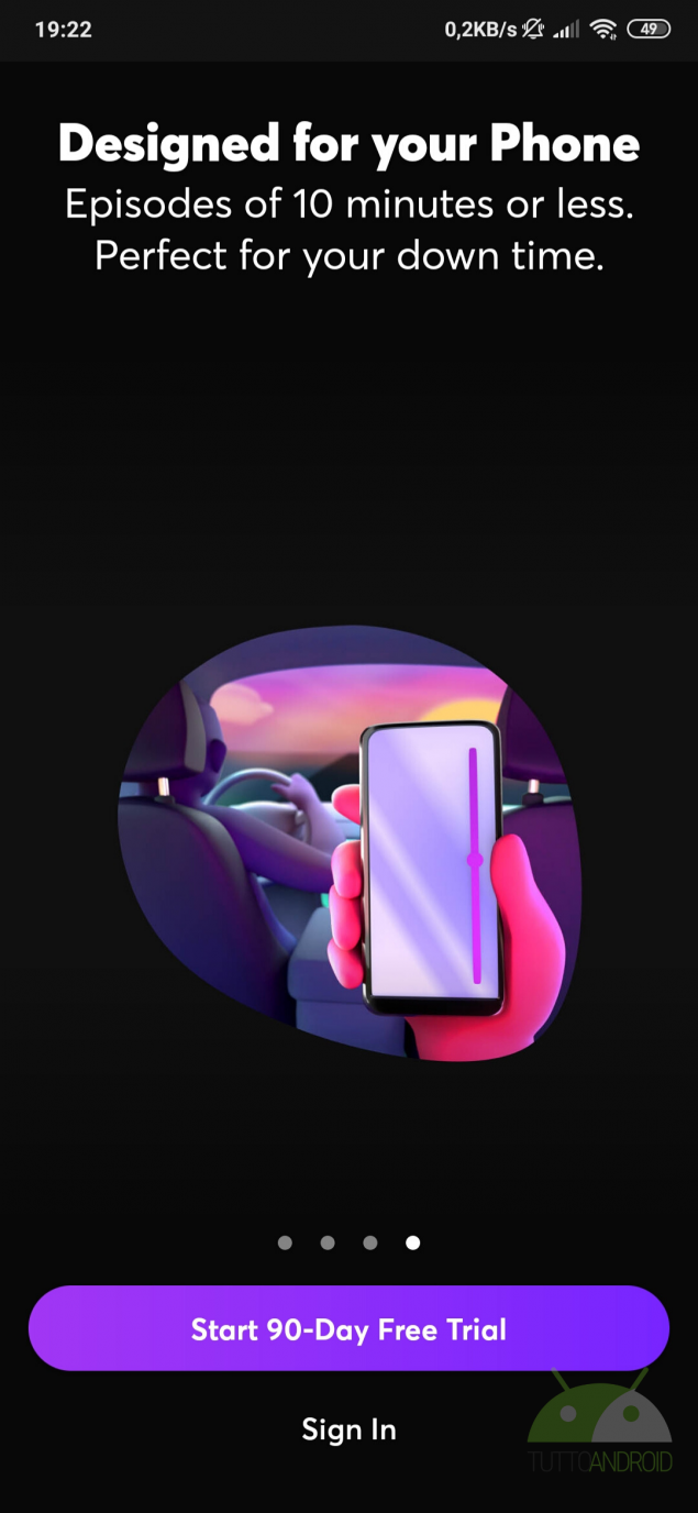 quibi screenshot