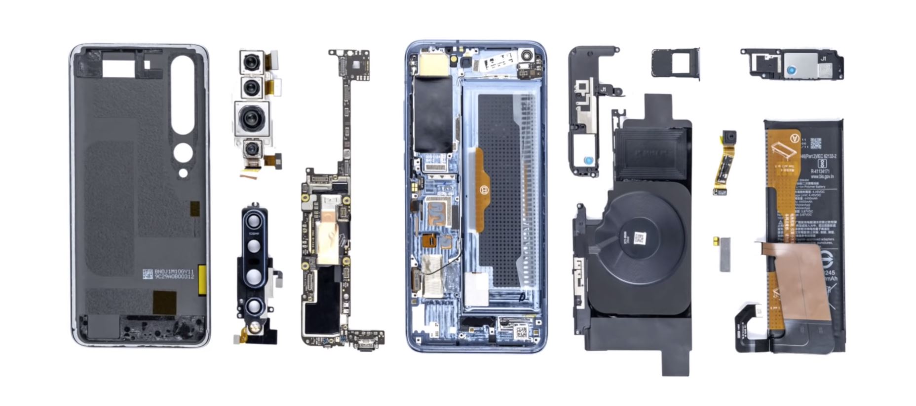 Ammirate l'interno di Xiaomi Mi 10 Pro in questo teardown