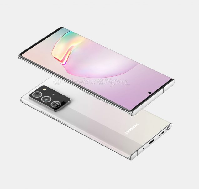Samsung Galaxy Note 20+ render
