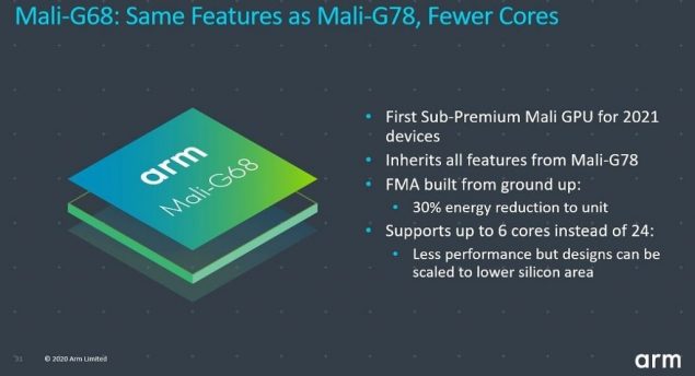 arm cortex x cortex-a78 mali-g78 specifiche