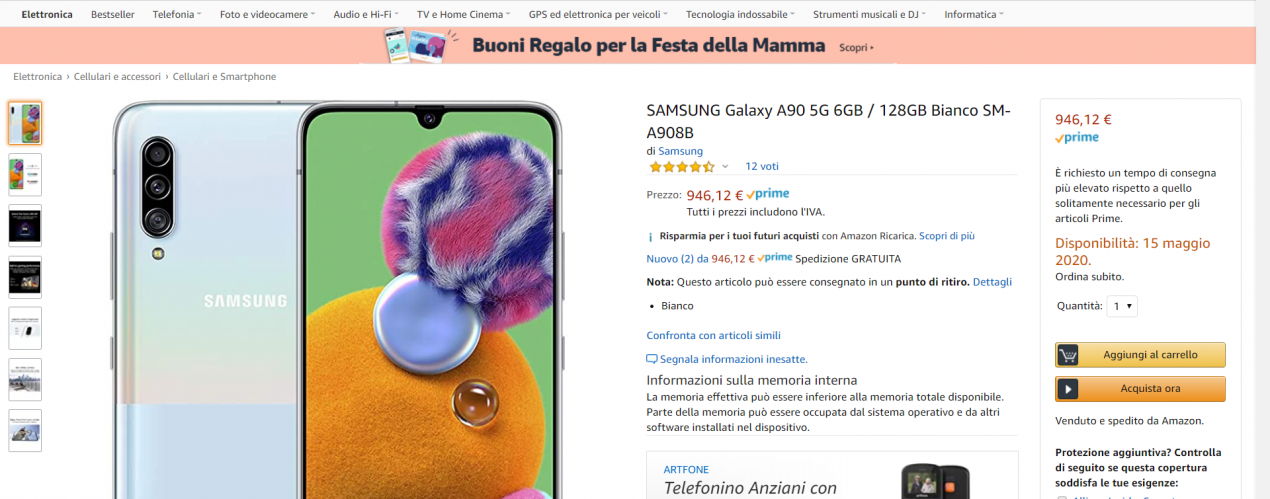 a90 samsung argos