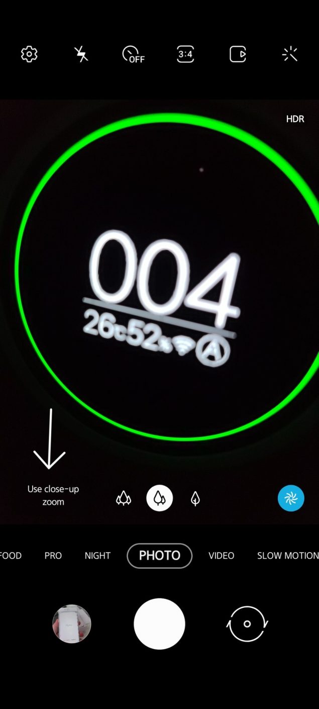 samsung galaxy s20 zoom ravvicinato fotocamera firmware