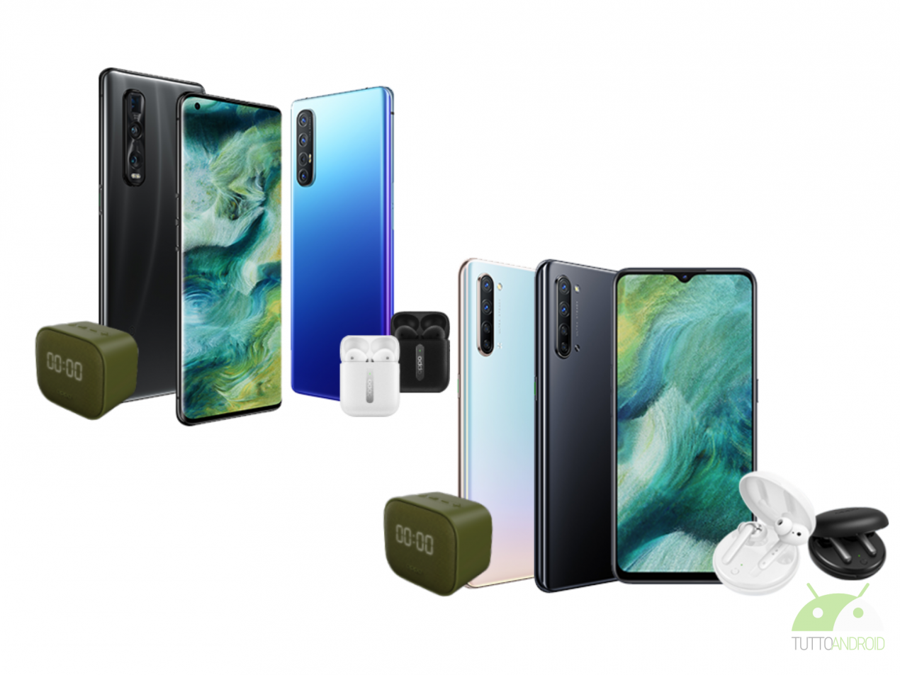 OPPO regala cuffie e speaker a chi acquista OPPO Find X2 Pro, Neo e Lite