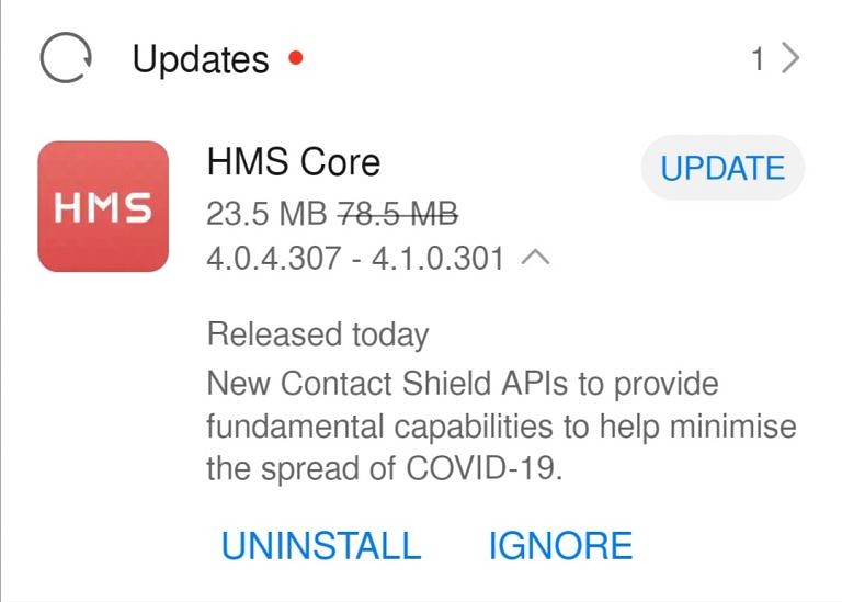 Huawei Contact Shield API