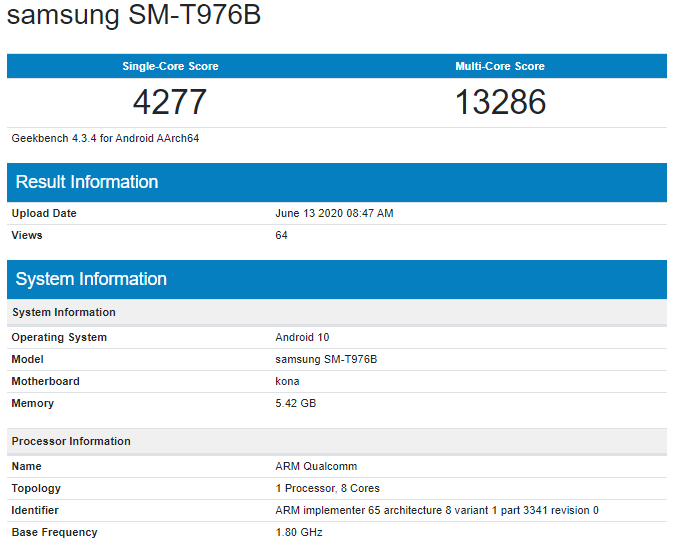 Samsung Galaxy Tab S7+