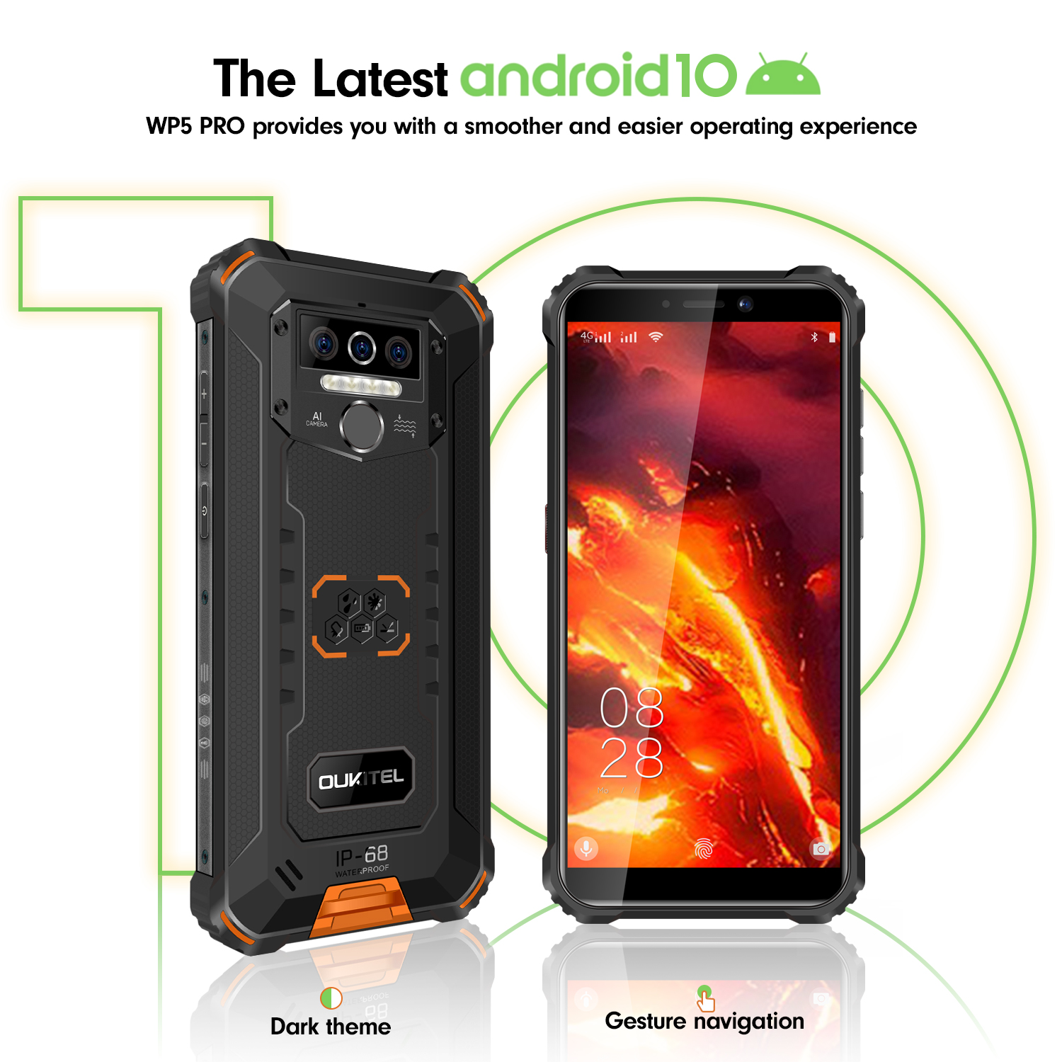 5 Pellicole Protettive Per Oukitel WP5 Pro – Antiriflesso, Opache, Anti-impronta, Taglio Laser Made In Germany