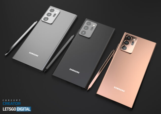 Samsung Galaxy Note 20 concept