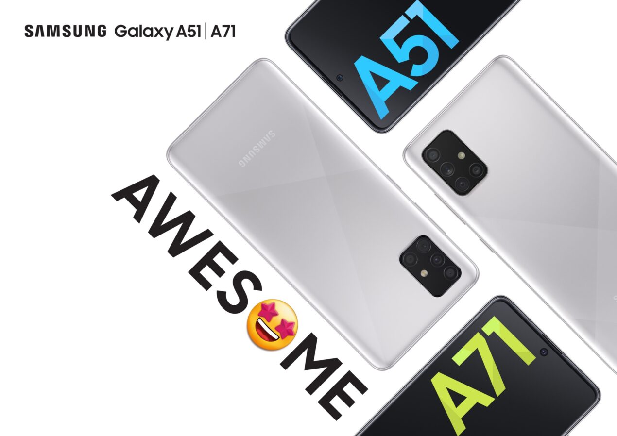 Samsung Galaxy A51 e Galaxy A71 ricevono nuove funzioni e una nuova colorazione