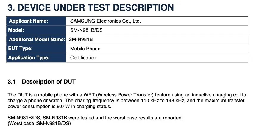 note 20 5g model number