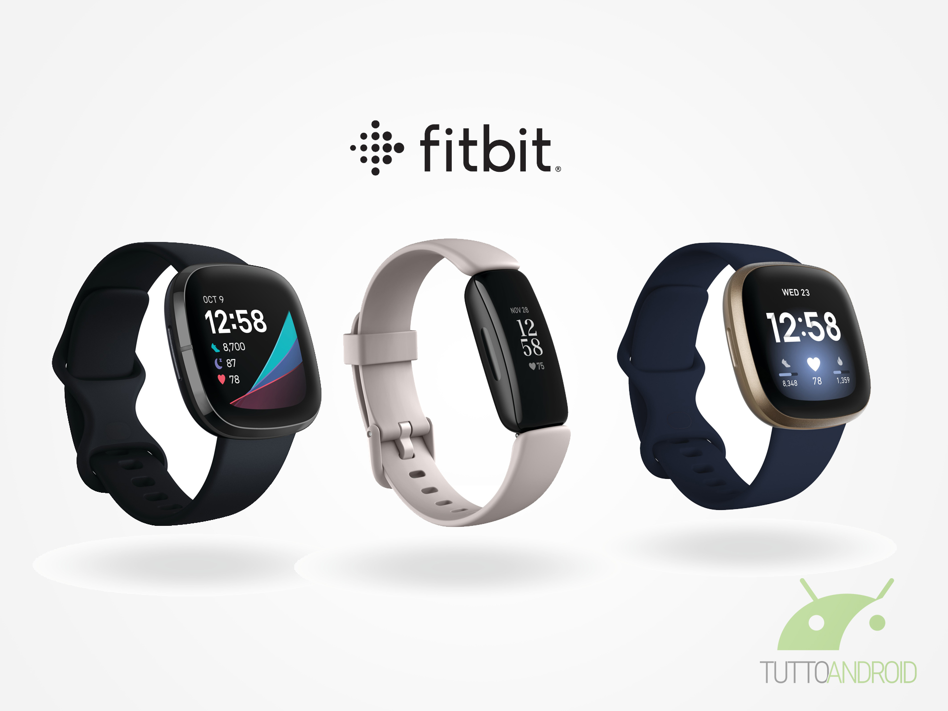 Brotect Pellicola 3D Full Cover Per Fitbit Sense (2 Pezzi) – Auto-Riparante, Anti-Impronta, Made In Germany