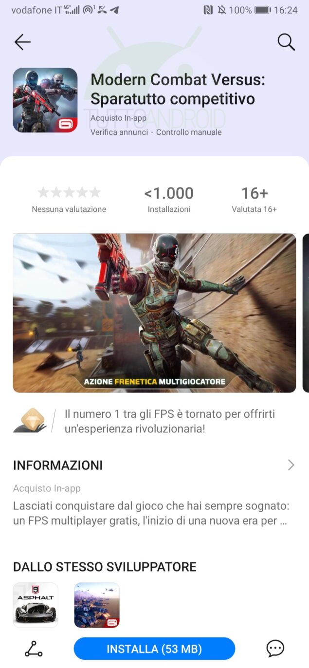 giochi Gameloft Huawei AppGallery