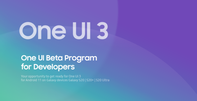 One UI 3.0 beta