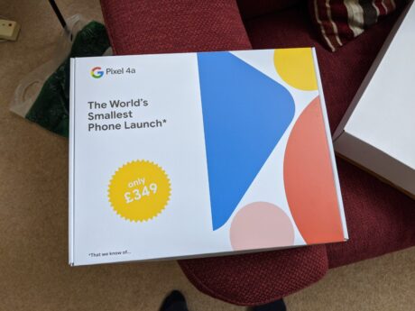 Google Pixel 4a gift box UK