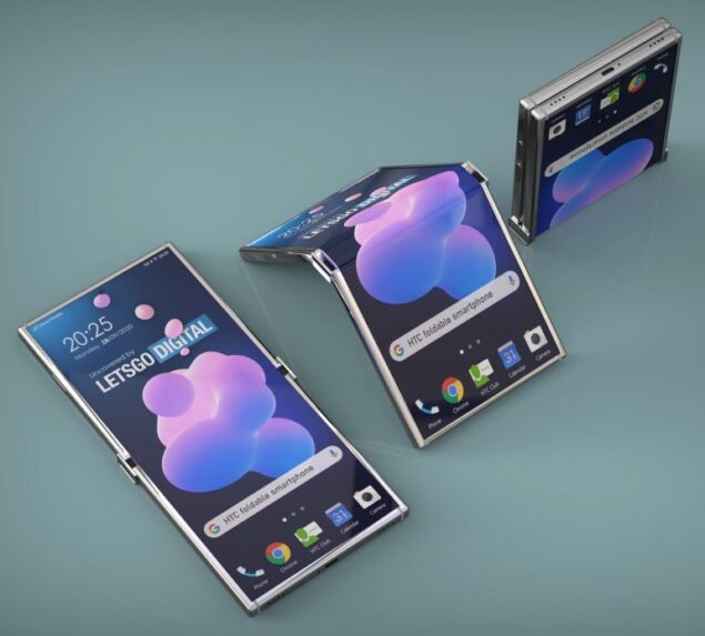 HTC brevetto smartphone pieghevole