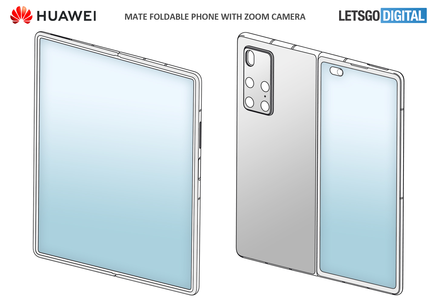 Il brevetto di un nuovo Huawei pieghevole anticipa parte di Mate X2 Il brevetto di un nuovo Huawei pieghevole anticipa parte di Mate X2