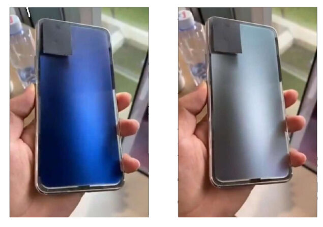 smartphone cover scolorimento colore