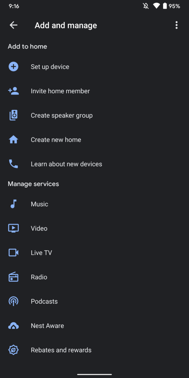 Google Home App
