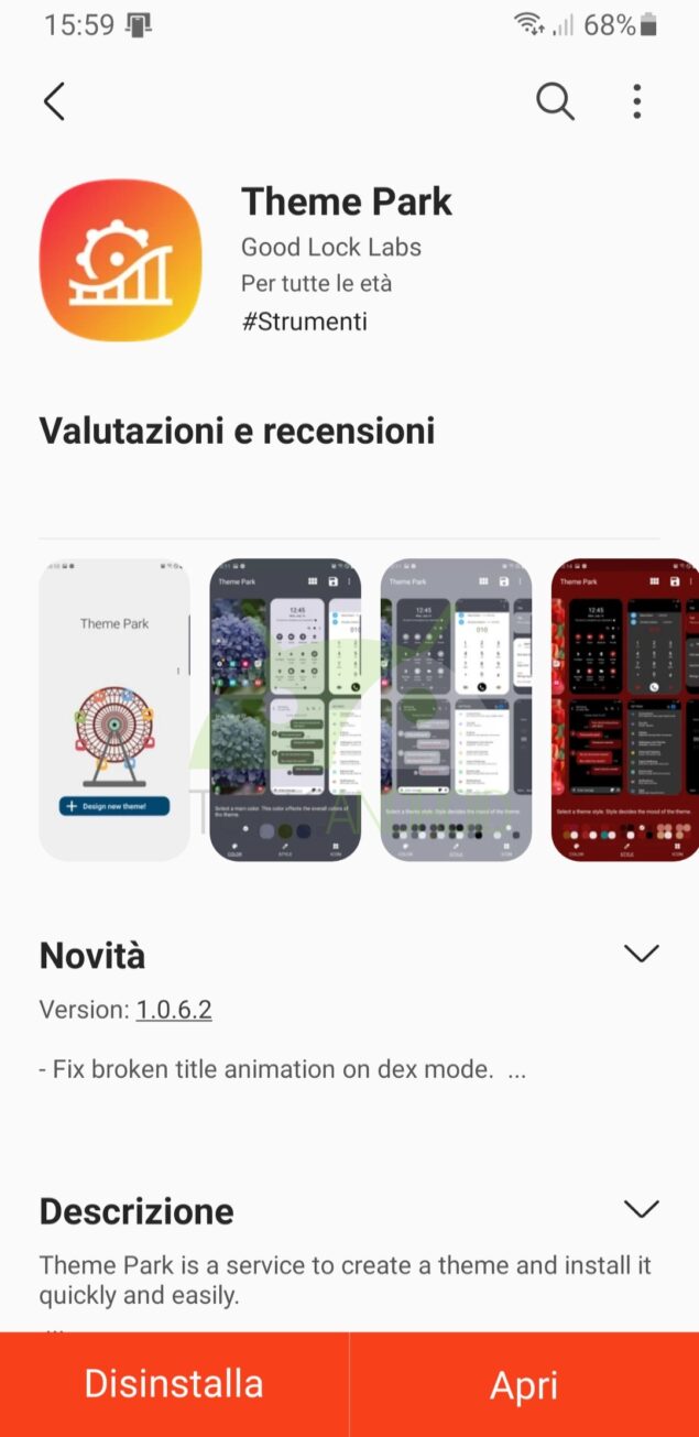 Samsung Good Lock sul Galaxy Store