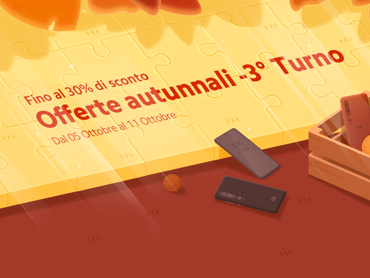 xiaomi offerte autunnali 5 11 ottobre 2020