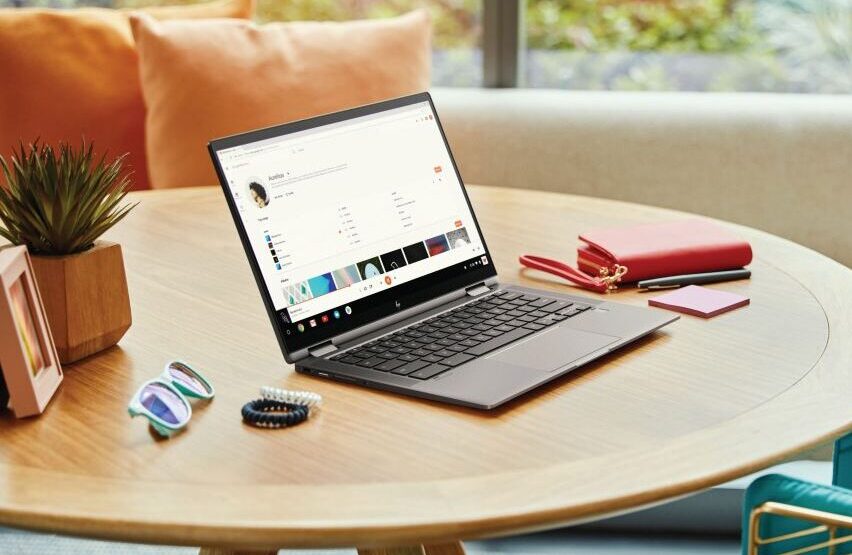 HP Chromebook x360 14c e1591631293521