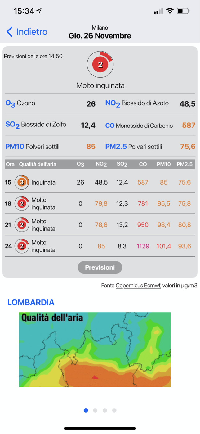 Qualità dell'aria sempre sotto controllo con l'app iLMeteo.it